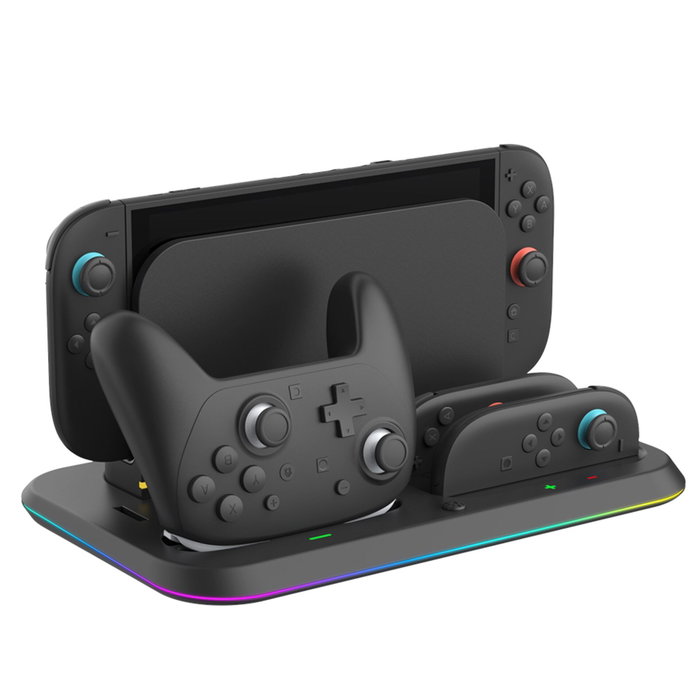 ready2gaming Nintendo Switch 2 Charging Dock con iluminación RGB ready2gaming Nintendo Switch 2 Charging Dock con iluminación RGB