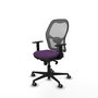 PIQUERAS Y CRESPO Silla de oficina Jorquera Morado y Gris