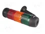 EMAS Columna de señalización LED rojo/amarillo/verde 24VDC/24VAC