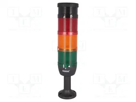 EMAS Columna de señalización LED rojo/amarillo/verde 24VDC/24VAC