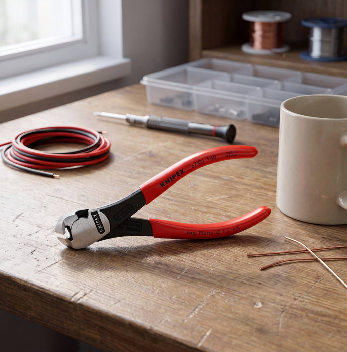 KNIPEX Alicate de Corte Frontal 130 mm