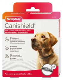 Beaphar Canishield Collar Antiparasitario para Perro, 2 Unidades de 65cm