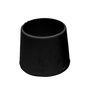 Micel Contera Redonda Flexible CNT07 para Patas de Mesas y Sillas, 45mm, Caucho Negro, 20 Unidades