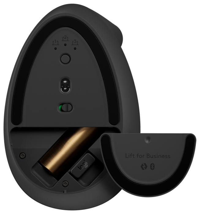 Logitech Lift Vertical Ergonomic Mouse Business Grafito Logitech Lift Vertical Ergonomic Mouse Business Grafito
