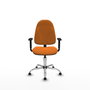 PIQUERAS Y CRESPO Silla de oficina Algarra Naranja