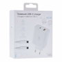 TNB iClick Cargador Compacto USB-C y USB-A 65W - Blanco