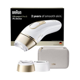 Braun Silk-expert Pro 5 PL5210 Sistema de Depilación IPL Oro y Blanco