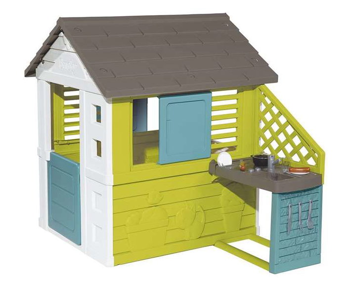 Smoby Casa Pretty con cocina exterior