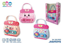 Bolso de tela con luces y sonidos ¡puedes guardar todas tus cosas! 19x26x24cm - modelos surtidos