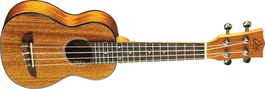 EKO Ukelele Soprano Duo Caoba Acabado Natural Satín Para Principiantes Y Avanzados Con Accesorios