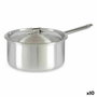 Cazo con Tapa Kinvara Plateado Aluminio Ø 24 cm 5 L 43 x 15,5 x 26 cm 26 x 15,5 x 43 cm (10 Unidades)