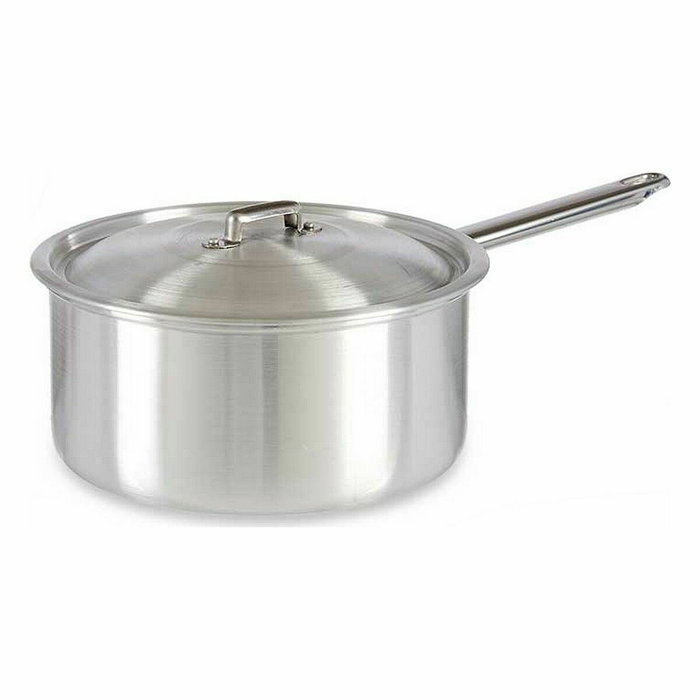 Cazo con Tapa Kinvara Plateado Aluminio Ø 24 cm 5 L 43 x 15,5 x 26 cm 26 x 15,5 x 43 cm (10 Unidades)
