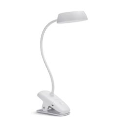 Philips Flexo Pinza LED 3W 4000K Blanco con Batería de Litio 1200 mAh y Cable USB