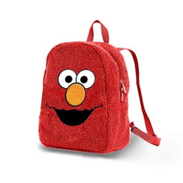 Karactermania Mochila Plush Face Elmo Rojo