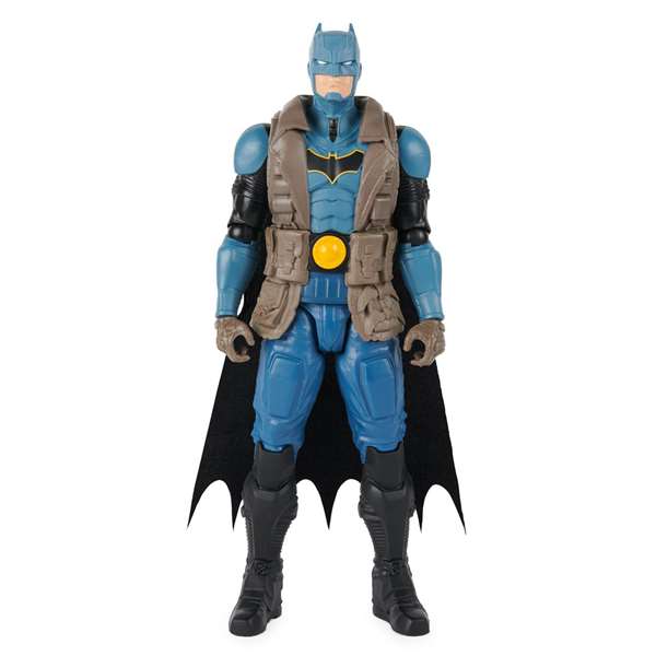 Spin Master Figura de Acción Batman DC Comics 30 cm Con Abrigo 6069258 11 Puntos de Articulación Juguete para Coleccionistas y Niños +3 años