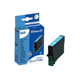 Pelikan Cartucho de tinta compatible para Epson E69 T1282 Cian