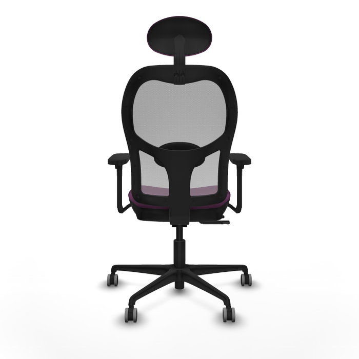 PIQUERAS Y CRESPO Silla de oficina Jorquera con mecanismo Sincro/Traslack, Morado y Gris PIQUERAS Y CRESPO Silla de oficina Jorquera con mecanismo Sincro/Traslack, Morado y Gris