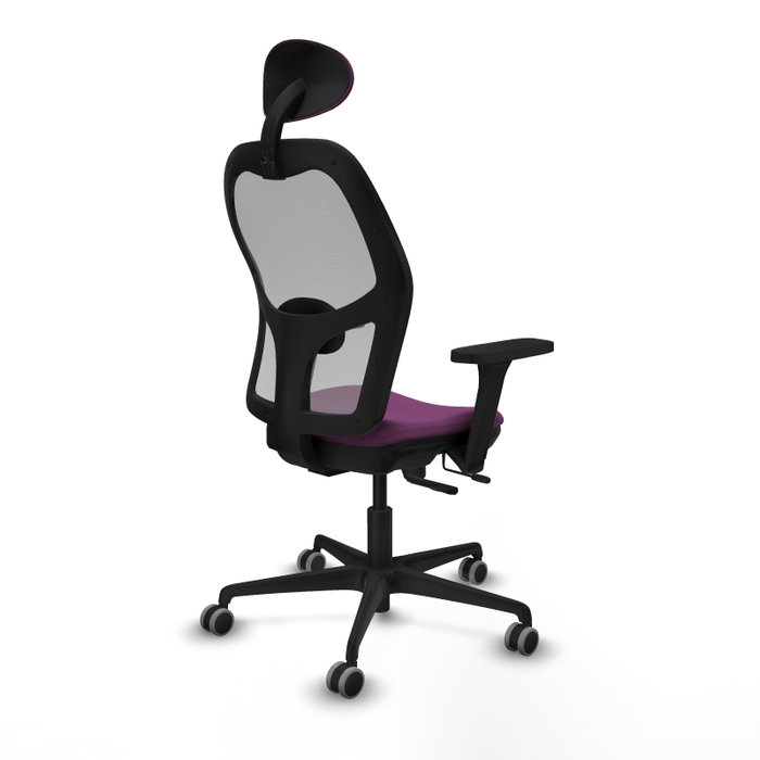 PIQUERAS Y CRESPO Silla de oficina Jorquera con mecanismo Sincro/Traslack, Morado y Gris PIQUERAS Y CRESPO Silla de oficina Jorquera con mecanismo Sincro/Traslack, Morado y Gris