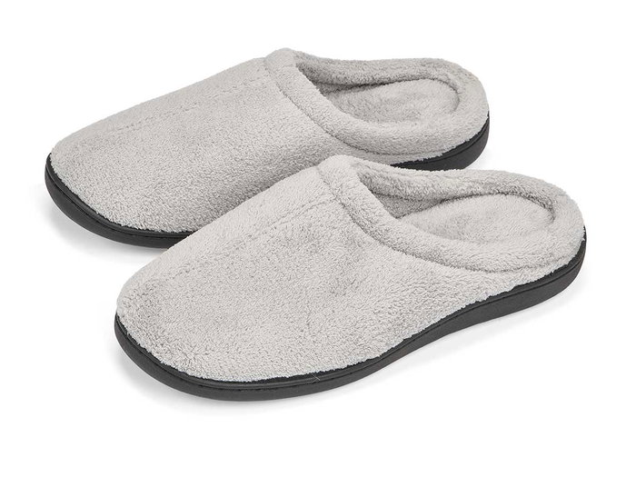 GIFTDECOR Zapatilla de estar por casa hombre Gris