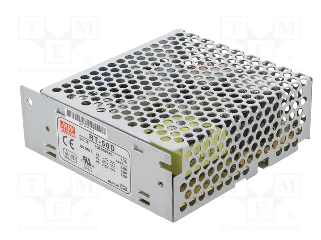 MEAN WELL RT-50D Fuente de alimentación de impulso 51W
