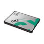 Team Group CX2 SSD 2.5" SATA III de 2TB - 540 MB/s Lectura, 490 MB/s Escritura - Para PC, Mac y Linux