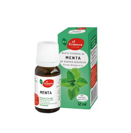 EL GRANERO Aceite Esencial de Menta Bio 12ml (Pack de 6 unidades)