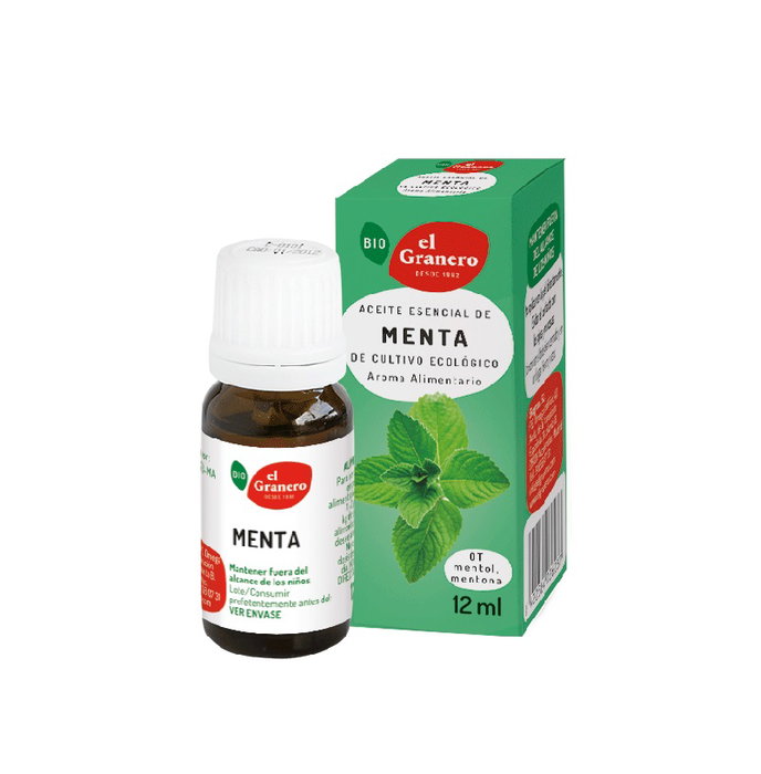 El Granero Integral Aceite Esencial de Menta Bio 12 ml (Pack de 6 unidades) El Granero Integral Aceite Esencial de Menta Bio 12 ml (Pack de 6 unidades)