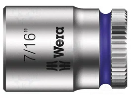WERA Vaso de 6 ángulos HEX 7/16 de 1/4 pulgada 23 mm