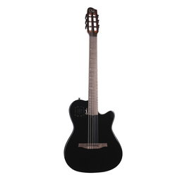 Godin Multiac Mundial Onyx Black Guitarra Acústica Cuerpo Hueco Preamplificador Double Source Custom