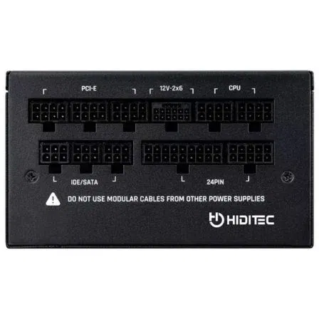 Hiditec GDX750 V3 Fuente de Alimentación 750W 80 Plus Gold ATX 3.1 PCIe 5.1 Ventilador 14cm