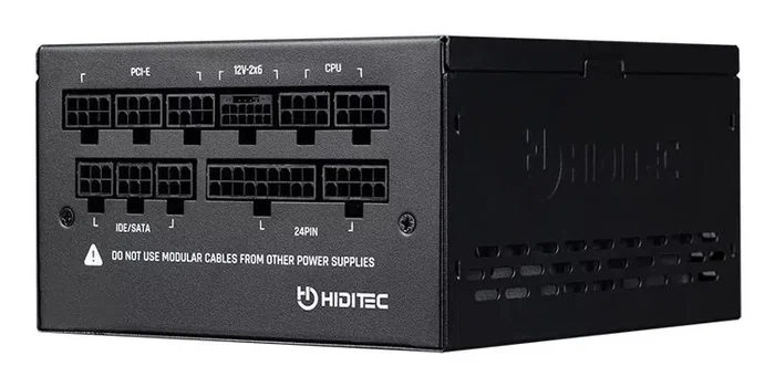 Hiditec GDX750 v3 Fuente de Alimentación ATX 3.1 PCIe 5.1 80 Plus Gold 750W Full Modular - Negro