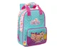 Safta Mochila Infantil The Bellies con Asas Adaptables a Carro Blanca, Turquesa y Morada