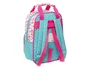 Safta Mochila Infantil The Bellies con Asas Adaptables a Carro Blanca, Turquesa y Morada
