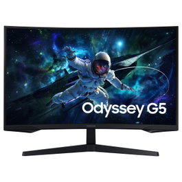 Samsung Odyssey G5 S32CG552EU Monitor Gaming 32 Pulgadas/81.3 cm Curvo QHD 2560x1440, 165 Hz, 1 ms, VA, HDR10, FreeSync, HDMI, DisplayPort, Negro