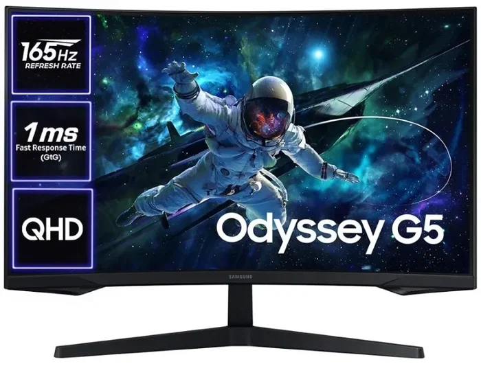 Samsung Odyssey G5 LS32CG552EU 32 pulgadas Curvo QHD 165Hz Black