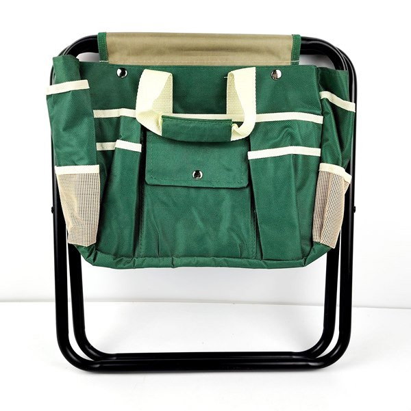 DKD Home Decor Set de 8 Utensilios Terraza y Jardín Verde Negro Aluminio Poliester 45 x 45 x 45 cm