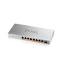Zyxel XMG-108HP - Switch No Gestionado 9 Puertos (8x 2.5G PoE++ 100W + 1x SFP+ 10G) - 60 Gbps - Sin Ventilador