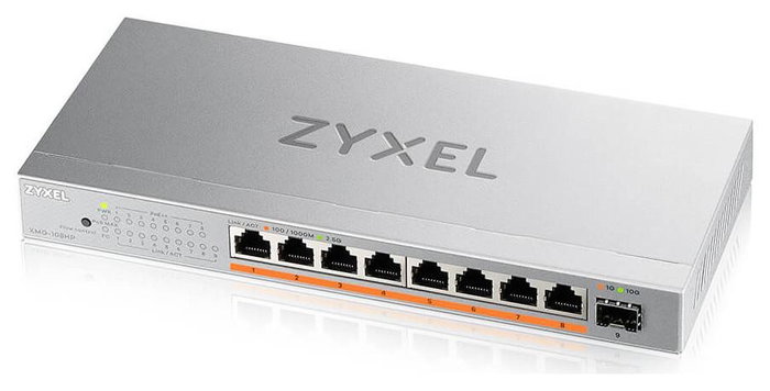 Zyxel XMG-108HP Switch 8 puertos 2.5G PoE++ con uplink 10G SFP+