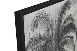 DKD Home Decor Cuadro Algodón Abeto Palmeras Surtido de 2 unidades 80x3x120 cm