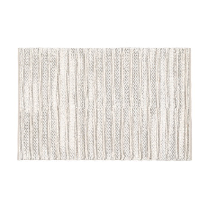 Alfombra Crema Tejido Decoración 160 X 230 cm Alfombra Crema Tejido Decoración 160 X 230 cm