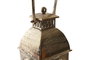 DKD Home Decor Farola Vintage Dorada de Aluminio y Cristal, 17 x 17 x 78 cm