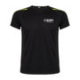 Roly Edm Camiseta deportiva negra talla XL