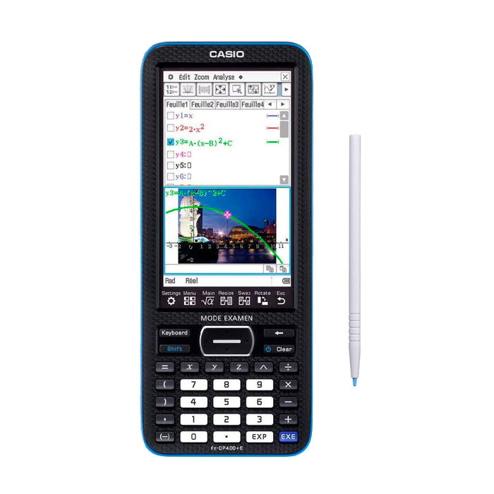 CASIO FX-CP-400 Calculadora Gráfica con Pantalla Táctil de 4,8 Pulgadas