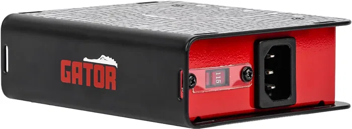 GATOR Fuente de Alimentación para Pedalboard con 5 Salidas Aisladas - Alimentador Estable para Efectos de Guitarra