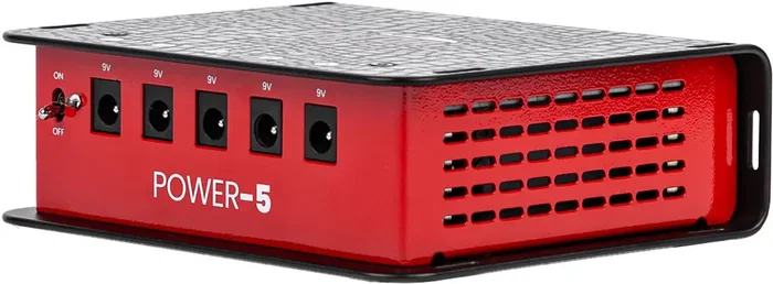 GATOR Fuente de Alimentación para Pedalboard con 5 Salidas Aisladas - Alimentador Estable para Efectos de Guitarra