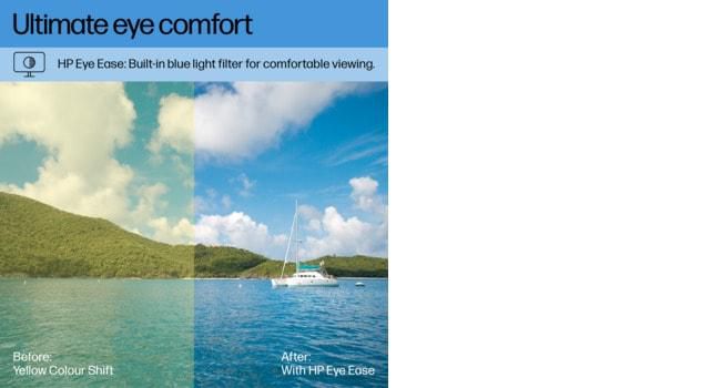 HP E27q G4 Monitor 27 pulgadas QHD (2560x1440) con 5ms, HP Eye Ease y Ergonomía Optimizada. Puertos HDMI, DisplayPort y USB.