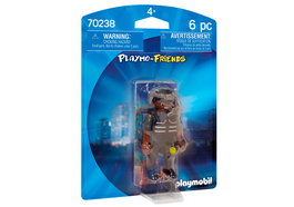 Playmobil Agente Fuerzas Especiales 70238 Juguete Policía de Élite con Linterna y Pistola para Niños +4 Años