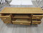 DKD Home Decor Mueble TV Tropical Suipt Marron Claro 120x30x45 cm