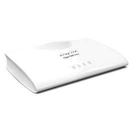 DrayTek Vigor 166V2 Modem Router VDSL2/G.Fast Retail con 2 Puertos Gigabit Ethernet, DSL y Ethernet WAN, Cortafuegos, Blanco