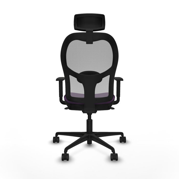 PIQUERAS Y CRESPO Silla de oficina Jorquera con mecanismo Sincro, Morado y Gris